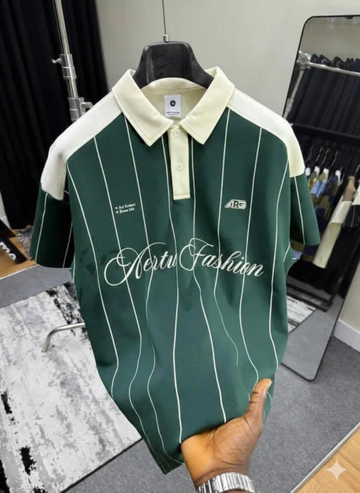 Cotnrast collor Lining printed