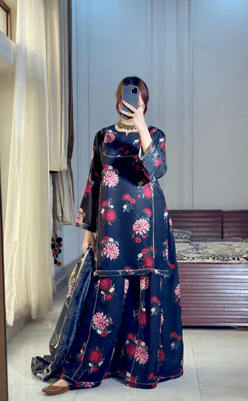 Digital Print Stitched Dress ( SEEMA )