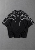 Men graphic t-shirt available in black, grey, brown, and beige colors