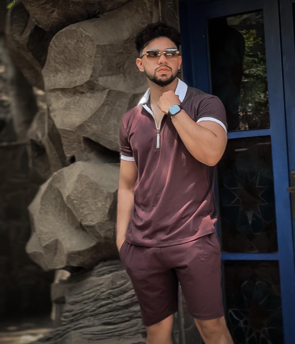 Zipper Short Track suit