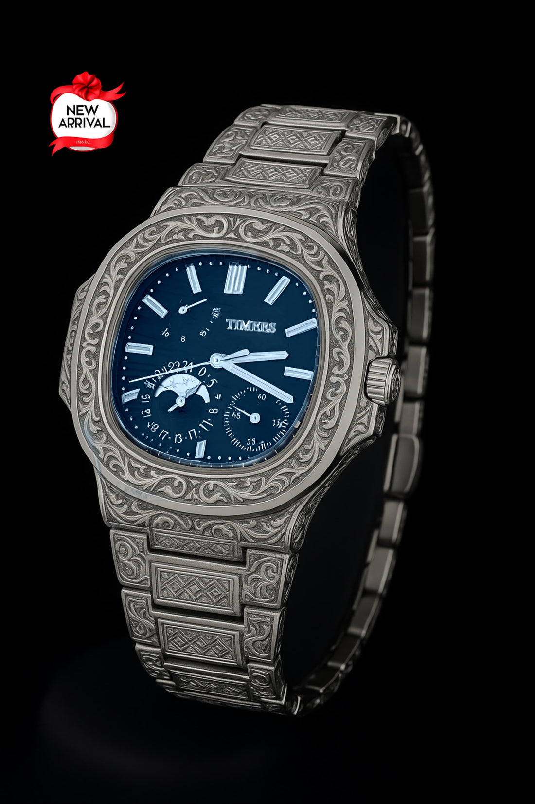 Gold Stainless Steel Chain Watch Analog Watch - For Boys & Girls