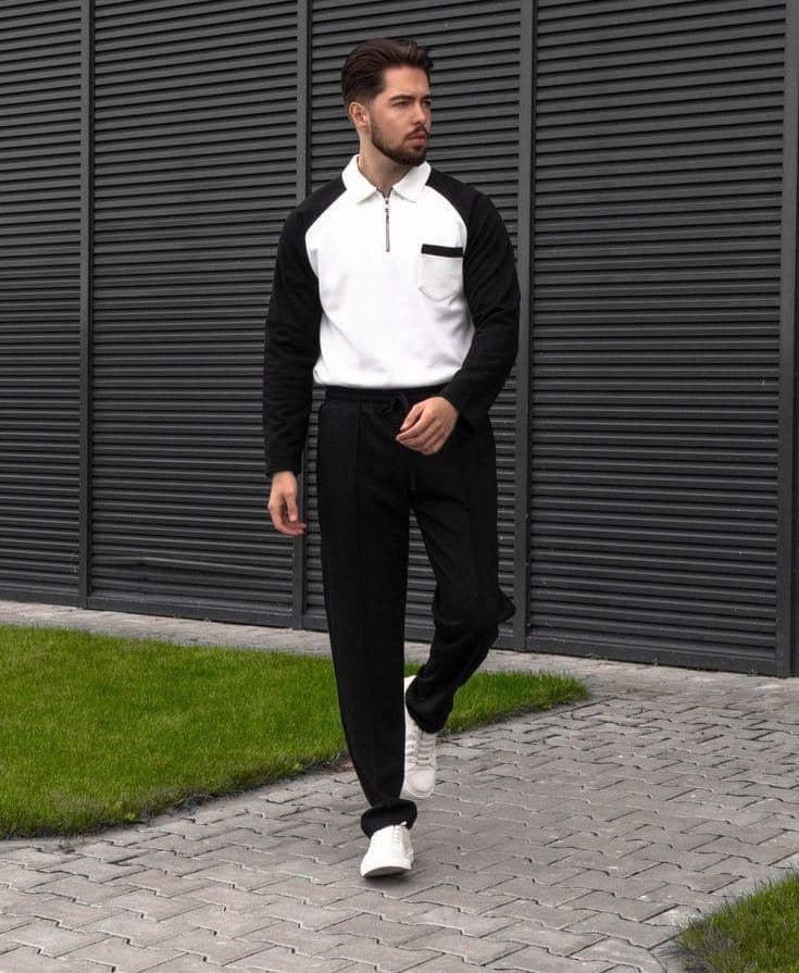 Zipper Pocket Style Tracksuit