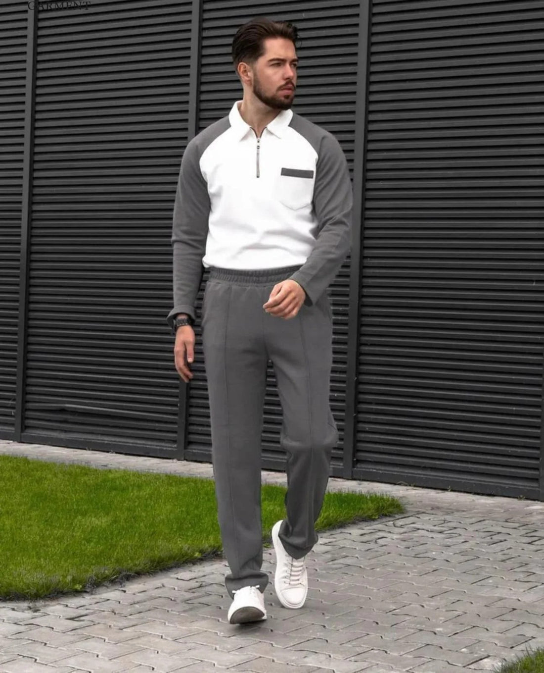 Zipper Pocket Style Tracksuit