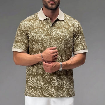 Multi Printed Collar Polo