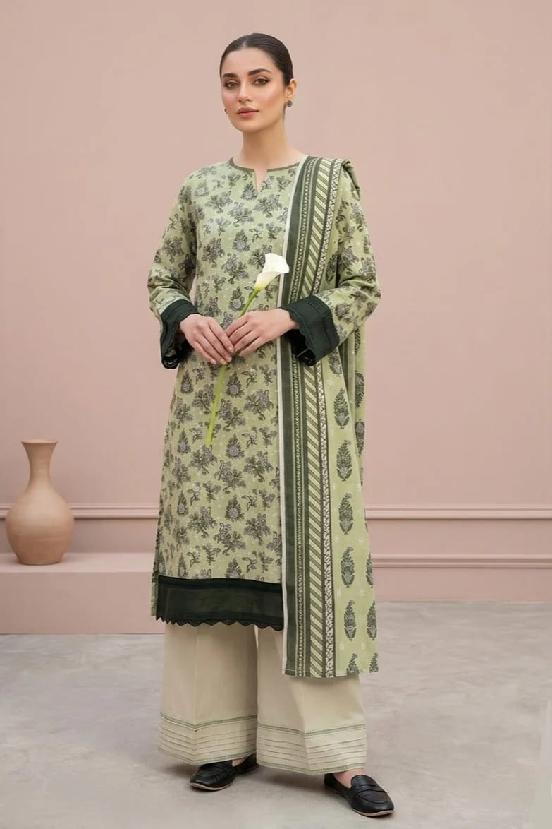 Jaffrani Kayseria Pareesa Unstitched Printed Lawn 3pc