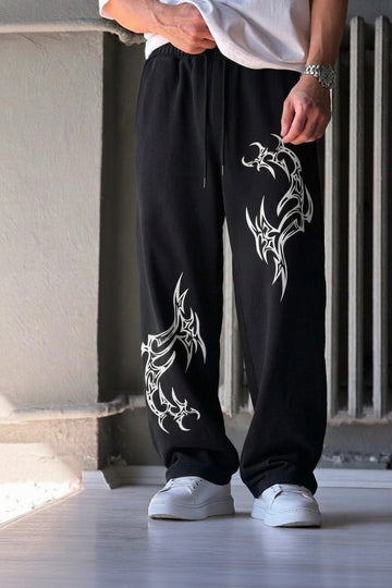 Tribal Print  Baggy Trouser