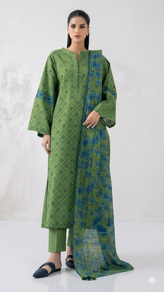 Sapphire 3pcs Unstitched