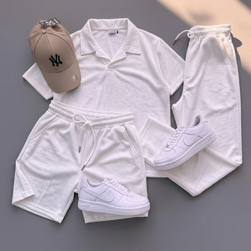 3pes Collar Style Track suit