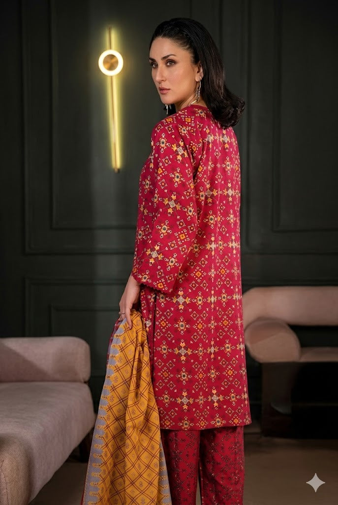 Kayseria By jaffrani 3pcs Embroidery unstiched