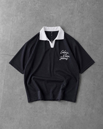 Jhonny Collar Calvin klein Emobessed printed Dropshoulder