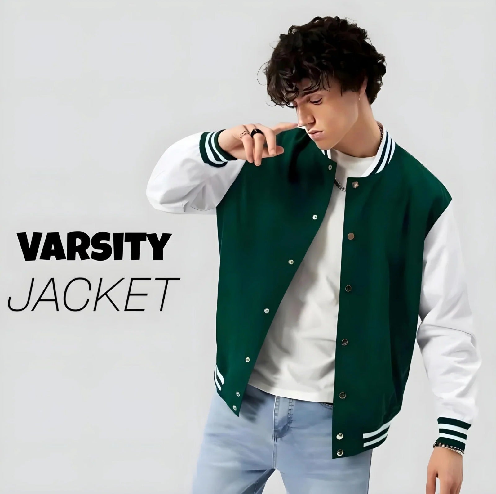 Men’s Classic Latterman Varsity Jacket
